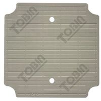 Mounting Plate ABS 101x102 | Durable ABS Material | Compatible with BOXCO Enclosures | by Tobin