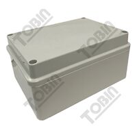 PVC Enclosure Grey Lid Grey Body | IP56 Rated | Durable Construction | Compact Size | by Tobin