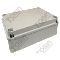 PVC Enclosure Grey Lid Grey Body | IP56 Rated | Durable Construction | by Tobin