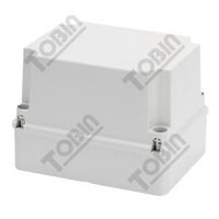 PVC Weatherproof Enclosure | IP56 Rated | Durable Grey Body | Indoor & Outdoor Use | by Tobin