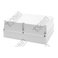 PVC Enclosure Grey Lid & Body | IP56 Rated | Durable for Indoor/Outdoor Use | by Tobin