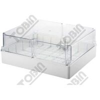 PVC Electrical Enclosure | Clear Lid & Grey Body | IP56 Rated | by Tobin