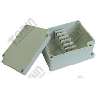 Terminal Box ABS | 6 Centre Mount Terminals | Durable Protection | by Tobin