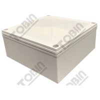 Enclosure Shallow Lid for Printing | IP66 Rated | Durable ABS Material | Screw Mount Design | by Tobin