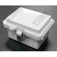 ABS Electrical Enclosure Box | IP66 Rated | Grey Hinged Lid | by Tobin