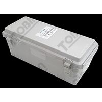 ABS Electrical Enclosure Box | IP66 Rated | Grey Hinged Lid | by Tobin