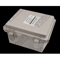 IP66 ABS Electrical Enclosure | Durable Grey Body | Hinged Lid Design | by Tobin