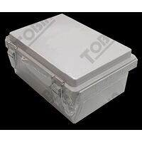 IP66 ABS Electrical Enclosure | Grey Hinged Lid | Durable Construction | Dust & Water Protection | by Tobin
