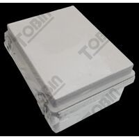 ABS Electrical Enclosure Box | IP66 Rated | Hinged Lid | Grey | by Tobin