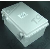 IP66 ABS Electrical Enclosure | Grey Body & Hinged Lid | Durable Protection | by Tobin