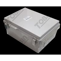 ABS Electrical Enclosure Box | IP66 Rated | Hinged Lid Design | Grey Color | by Tobin