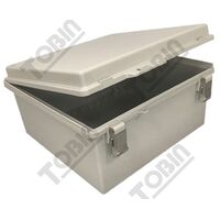 ABS Electrical Enclosure Box | IP66 Rated | Hinged Lid Design | Grey Color | by Tobin