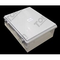 IP66 ABS Electrical Enclosure | Durable Grey Body | Hinged Lid | by Tobin