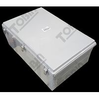 IP66 ABS Electrical Enclosure | Hinged Lid Design | Durable Grey Body | by Tobin