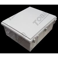 IP66 ABS Electrical Enclosure | Durable Grey Body | Hinged Lid Design | by Tobin