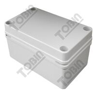 ABS Electrical Enclosure Box | IP66 Rated | Screw Mount Lid | Grey Body | by Tobin