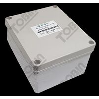 IP66 ABS Electrical Enclosure | Durable Grey Body & Screw Lid | Ideal for Harsh Environments | by Tobin