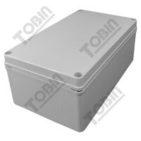 ABS Electrical Enclosure Box | IP66 Rated | Screw Mount Lid | Grey | by Tobin