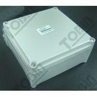 IP66 ABS Electrical Enclosure | Durable Grey Body | Screw Mount Lid | by Tobin