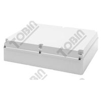 PVC Enclosure Grey Lid Grey Body | IP56 Rated | Durable for Indoor & Outdoor Use | by Tobin