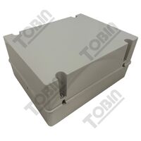 PVC Enclosure Grey Lid Grey Body | IP56 Rated | Durable for Indoor & Outdoor Use | by Tobin