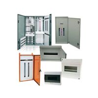 Distribution Board 72 Pole | 250A MCCB Main Switch | IP42 Rated | Durable Orange Finish | by Tobin