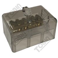 Neutral Link 3 x 35mm + 2 x 16mm Terminals | 100A Rated Current | High Conductivity Metal | by Tobin