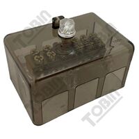 Neutral Link 6 x 16mm Terminals | Compact Design | Durable Black Finish | Secure Connections | by Tobin