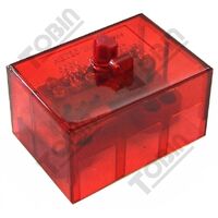 Active Link 6 x 16mm Terminals | 100A Current Rating | Compact Red Design | by Tobin