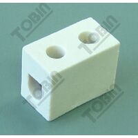Terminal Block Porcelain 1 Wire Connect | 10A Current Rating | High Heat Resistance | by Tobin