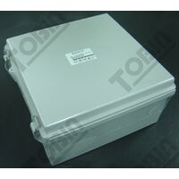 Polycarbonate Electrical Enclosure | IP66 Rated | Hinged Lid Design | Grey Finish | by Tobin