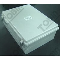 Polycarbonate Electrical Enclosure | IP66 Rated | Hinged Lid Design | Grey Finish | by Tobin