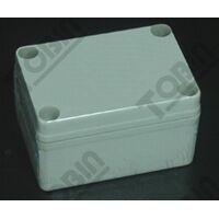 Polycarbonate Electrical Enclosure | IP66 Rated | Screw Mount Lid | Grey Body | by Tobin