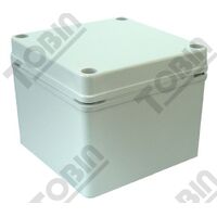 Polycarbonate Electrical Enclosure | IP66 Rated | Screw Lid Design | Grey Body | by Tobin