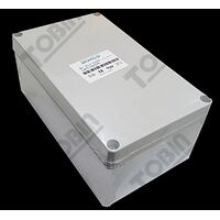 Polycarbonate Enclosure Box | IP66 Rated | Screw Mount Lid | Grey Body | by Tobin