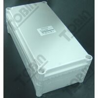 Polycarbonate Enclosure Box | IP66 Rated | Screw Mount Lid | Grey Body | by Tobin