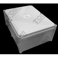 Polycarbonate Electrical Enclosure | IP66 Rated | Screw Mount Lid | Grey Body | by Tobin