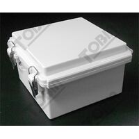 Polycarbonate Electrical Enclosure | IP66 Rated | Hinged Lid Design | Grey Color | by Tobin