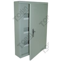 Load Centre Metal 3 x 16 Poles | IP40 Rated | Durable Metal Construction | Grey | by Tobin