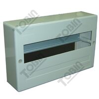 Enclosure MCB 12 Pole Plastic | Durable Construction | Ideal for Circuit Protection | by Tobin