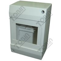 Enclosure MCB 4 Pole Plastic | Durable Construction | Protects MCBs | by Tobin
