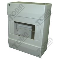 Enclosure MCB 6 Pole Plastic | Durable Construction | Compact Design | by Tobin