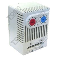 Thermostat Heating + Cooling | Dual Functionality | 0-60°C Temperature Range | 1xN/O & 1xN/C Contacts | by Tobin