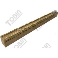 Earth Bars 400A 36 Pole | High Conductivity Copper | Robust Construction | by Tobin