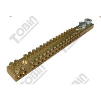 Earth Bars 165A 18 Pole | Numbered for Easy Identification | Robust Construction | by Tobin