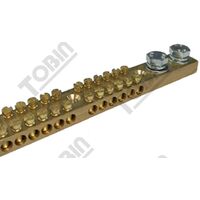 Earth Bars 165A 84 Pole | Numbered for Easy Identification | Robust Copper Construction | by Tobin