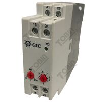 Timing Relay True Off Delay | 24-240VAC/DC | 2 Changeover Contacts | by Tobin