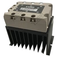 Solid State Relay 3 Phase 40A | 220-440V AC | 10-32V DC Input | SCR Unit & Heat Sink | by Tobin