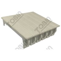 Pole Filler 6 Pole Strip | Durable Insulating Plastic | Compatible with Eaton Switchgear | by Tobin