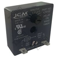 Solid State Timer Delay On Make | 18-240VAC | Adjustable Delay 1.8s to 10min | Maintenance-Free Operation | by Tobin